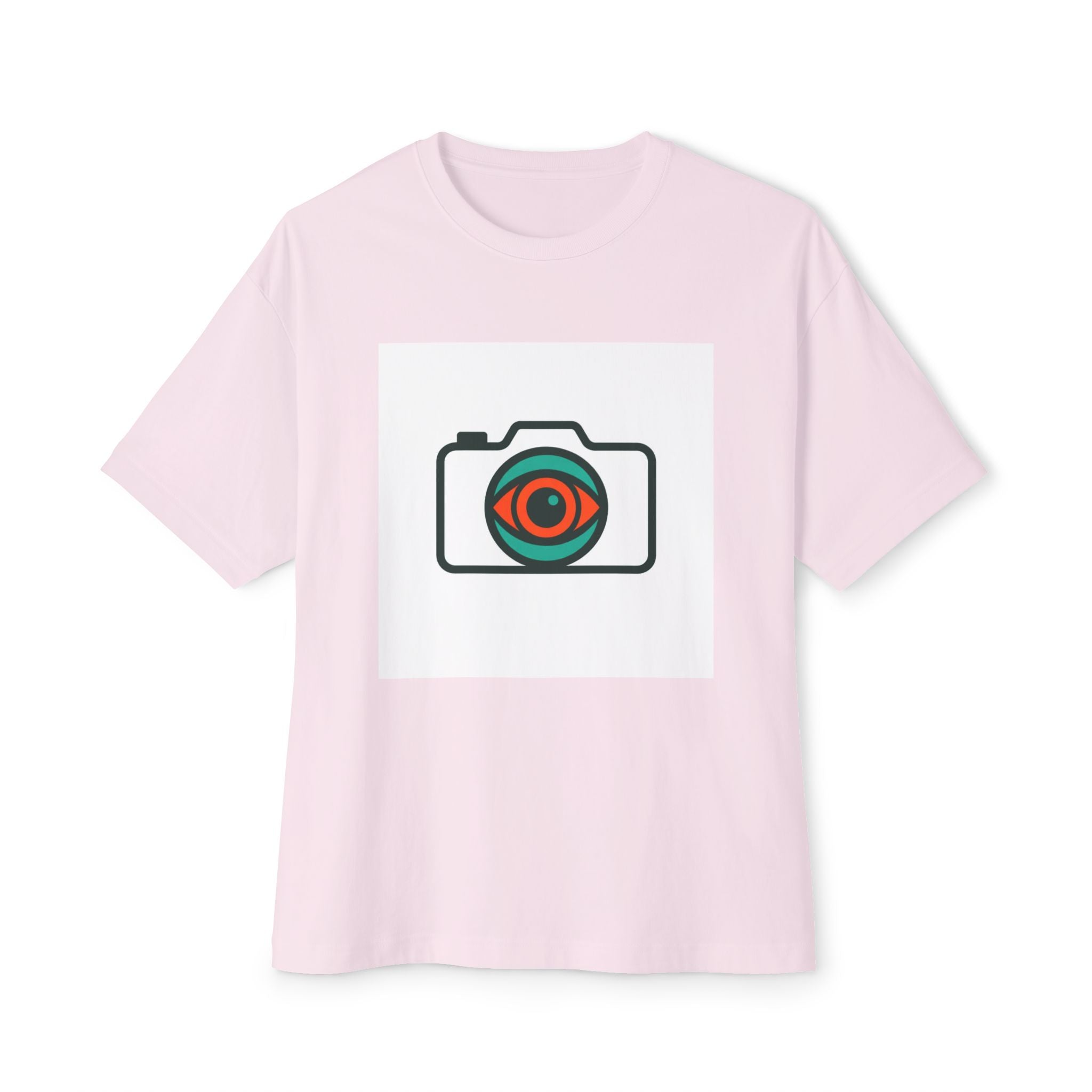 Camera Eye Graphic Tee — Photographer T-Shirt, Minimal Vintage Camera Logo