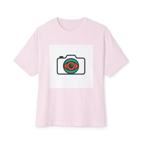 Camera Eye Graphic Tee — Photographer T-Shirt, Minimal Vintage Camera Logo
