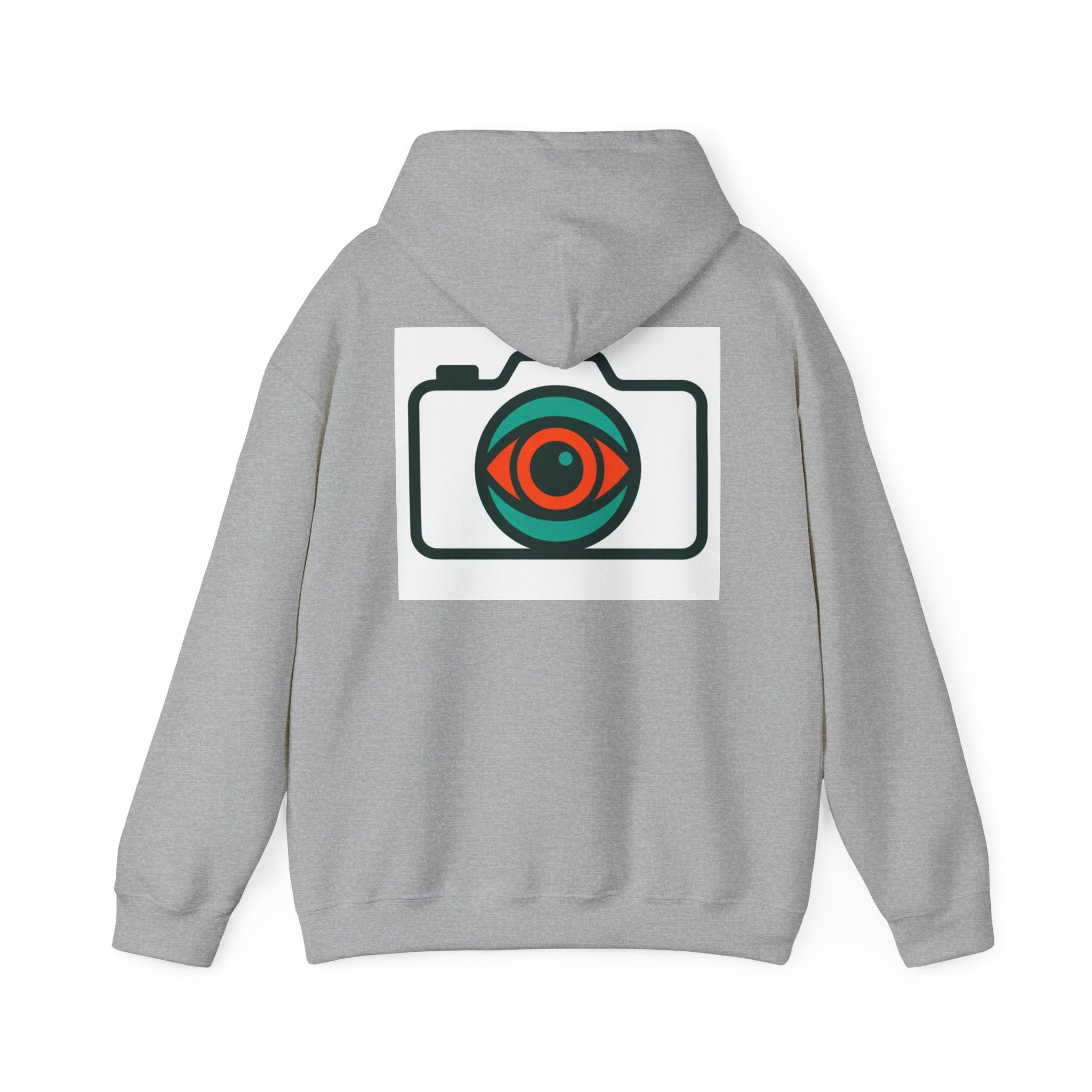 Camera Eye Hoodie — Graphic Photographer Hoodie with Retro Lens Logo