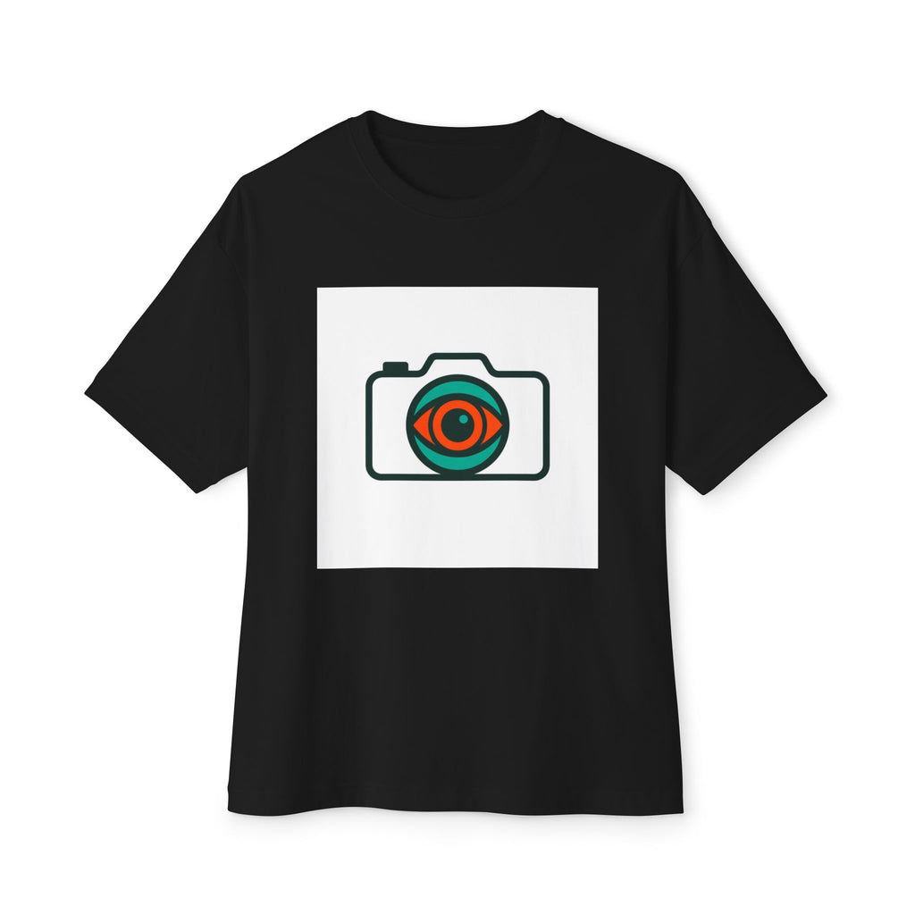Camera Eye Graphic Tee — Photographer T-Shirt, Minimal Vintage Camera Logo